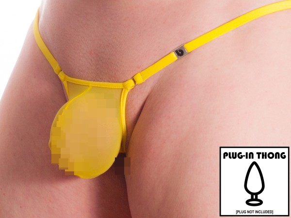COCK- BAG PLUG-IN String - mosquito net gelb - yellow